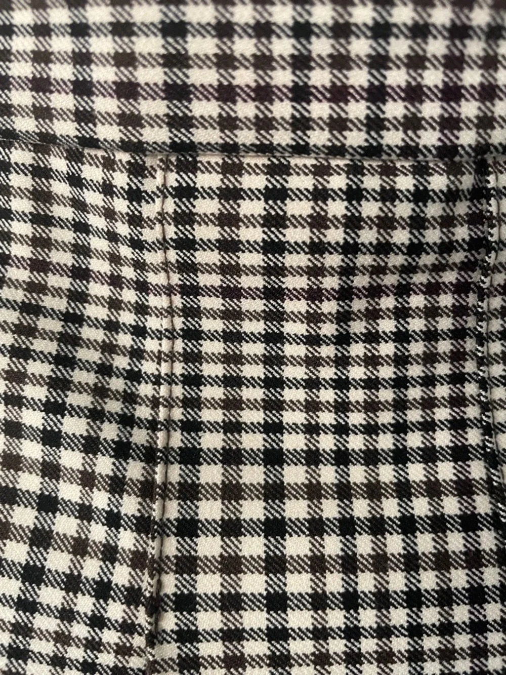 Maison D’ Emilie Black & White Gingham Pleated Skirt - Picture 3 of 9